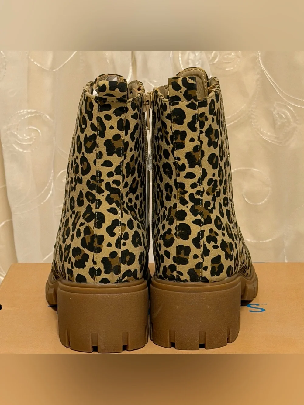 NEW! Thereabouts TH Blakely Leopard Boots - Girls Size 4M
